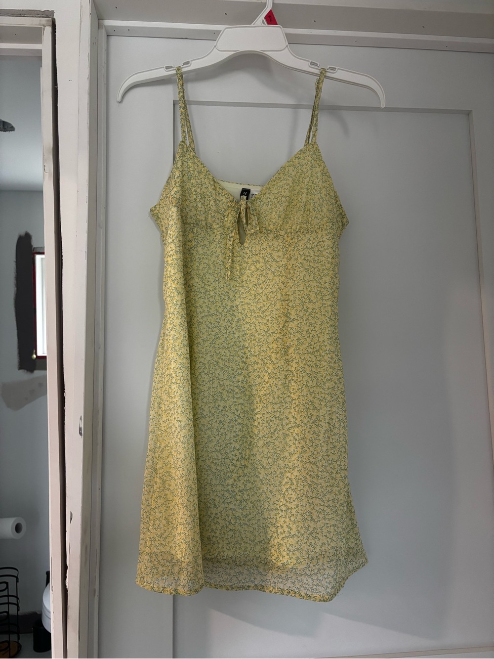 H&M Yellow Floral Slip Dress
